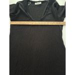 No Boundaries NWT Black Ribbed Dress XXL Bodycon Stretch Goth Rave Witchy Lace Photo 9