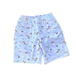 Lands' End Y2K  Novelty Print Beach Shorts 12 Photo 2