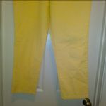 Christopher & Banks  yellow straight leg ankle pants Photo 3