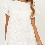 Showpo White Eyelet Dress Photo 0