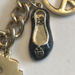 Silver Tone Wishbone Bird Shoe Purse Peace Charm Bracelet Photo 5