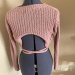 Debut Pink Ribbed Knit Sweater M/L Photo 2