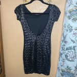 Free People Backstage Fever Black Sequin Mini Dress Size XXS Photo 14