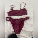 TRIANGL Raspberry Sparkle Glitter Bikini Red Photo 5