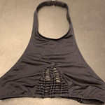 Victoria's Secret  Women's Halter Swim Bikini Top Swimwear black Size Medium Photo 0