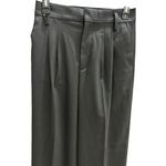 ZARA Dress Jeans Size XS Black Straight Drawstring Waist W/Pockets RN 77302 Photo 2