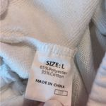 White straight leg sweatpants Size L Photo 3