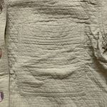 Madewell  green quilted button front top Photo 6