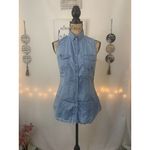 Forever 21 (B-38) Short sleeves womens top size S blue color Photo 1