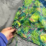 Lands' End Swimsuit Top Size 16 Padded Tropical Beach Vaca Resort Built In Bra Photo 6