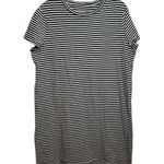 Time and Tru Black and White Striped T Photo 0