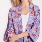 Cleobella NWT Evereve  Zoya Floral Cotton Duster Cardigan Robe M/L purple Photo 2