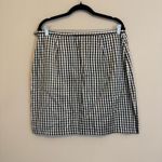 Karen Kane  Vintage Mini Silk Skirt Black White 16 Photo 1