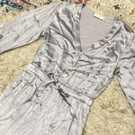 Nation Ltd  Salma Jumpsuit Silver Gray Women's Size Medium Photo 4