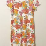 NEW Jude Connally Sea Fish Print Midi Dress Stretch Size Small S Pink Photo 0