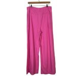 House of Harlow 1960 Wide Leg Pants Womens 10 Pink High Rise Retro Chic Barbie Photo 4