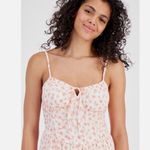 Tinseltown Women's Multicolor Floral Printed Corset Tiered Mini Dress Size S Photo 3