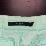 Harper Francesca's  Seafoam Mint Green Flat Front Chino Shorts Women's Size 25 Photo 3