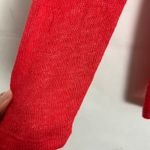 Divided Open Back Red Knit High-Low Sweater Size S Oversized Photo 4