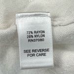 Cato  White Sweater Black Outline 3/4 Sleeve XL Top Photo 6