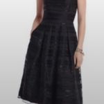 White House | Black Market Ribbon Stripe Strapless Cocktail Dress - Sz 8 - EUC Photo 1