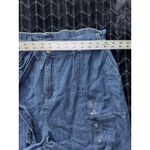 Tommy Hilfiger  Women's Denim Culottes Wide‎ Leg Cropped Drawstring Waist Sz XL Photo 6