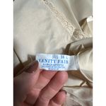 Vanity Fair Vintage  Cream Lace Trim Slip Dress Size L Photo 4