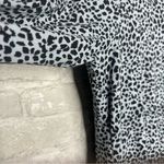 Parker Blue Leopard Print Dress Photo 4