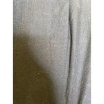 Free People Linen Faux Leather Moto Jacket Zipper Snaps Sz 12 Black Tan Women’s Photo 6