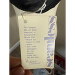 Vintage Black Seamless Strapless Bra Floral Applique New With Tags Size undefined Photo 2