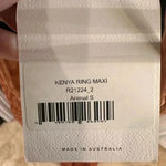 RUMER Kenya ring maxi dress NWT Orange Photo 7