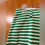 Old Navy  Green White Striped Shorts Horizontal Stripes Summer Women’s NWT Size 4 Photo 2