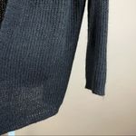 Dreamers  Boho Small Cross Back Open Front Cardigan Knit Open Back Cover Photo 3