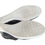 Linea Paolo Wedge sneaker Black gold Snake Print side zip leather heeled bootie Size 11 Photo 8