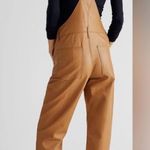 We The Free Free People Ziggy Vegan Leather Slouch Overalls Women's XS NWT Photo 2