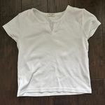 John Galt White Ashlyn Notched T-Shirt Photo 0