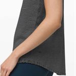 Lululemon Hyper Stripe B/W Pleated Love Tank Photo 3