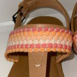 Toms Bree Leather Slingback Ring Toe Sandals w Woven Upper Women’s 9.5 Photo 4