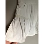 Athleta  Ruffle White Pleated Mini Tennis Skort XS Sportscore Clean Girl Normcore Photo 1