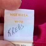 Wrangler  Women's Vintage Red Satin Blouse Size M Photo 5