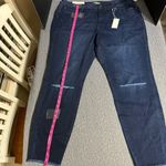 Warp + Weft JFK New York City Skinny Jeans Blue Size 22W Photo 12