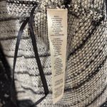 Chico's Black White Tweed Crochet Lace Cardigan Size 3 Large Photo 3