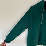 YPB Your Personal Best Neoknit 1/2 Zip Pullover Emerald Green Abercrombie Active Size L Photo 7