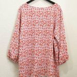 Mario Serrani Italy Pink/Orange Floral 3/4 Sleeves Blouse Size XXL New with tag Photo 5