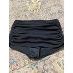 MiracleSuit New.  black hi-waisted skirted front bikini bottom. Retails $90. Size Photo 3