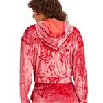 Fabletics NWT  Crushed Velour Zip Up Hoodie Jacket in Strawberry Red Photo 1