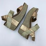 OTBT  Women's Bronze Bushnell Leather Wedge Platform Sandals Size 9 Photo 8