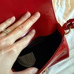 Versace red patent leather top handle Medusa mini bag Photo 3