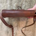 Vintage Leather Boho Hippie Purse Brown Photo 4