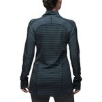 The North Face  Duomix Blue Gray Stripe Quarter Zip Athletic Jacket S Photo 1